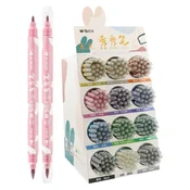 Marker M&G Miffy 1 mm dvostranski, display mix 12 barv x 20 kos