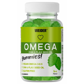 Weider – Omega Gumi Bonboni z Okusom Limete, 50 bonbonov