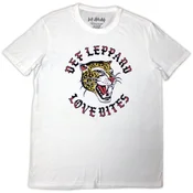 Def Leppard Love Bites Circle White XL Majica