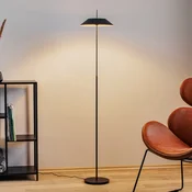 Vibia Mayfair – LED-stojna svetilka, grafitno siva - Dnevna soba/jedilnica - Dizajn - grafitno siva bela - Kovina