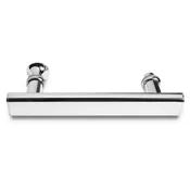 shumee Dvojni ročaj za tuš kabino Armazi 130 mm, krom, nerjaveče jeklo