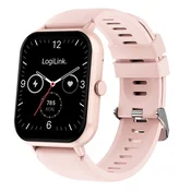 slomart Pametna ura LCD, BT5.2 IP68, roza