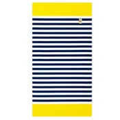 Dekordom Plažni peškir beach master - 97x175 - lines / yellow ( 045190 )
