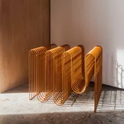 AYTM držalo za revije Curva, jantarno, kovinsko, dolžina 41 cm - Kovina