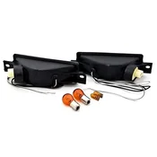OEM Kristalni migavci BMW E30 (83-90), Zatamnjeni