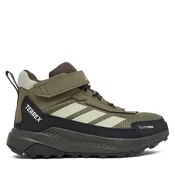 Trekking čevlji adidas Terrex Anylander Mid Climaproof Children Hiking Shoes KJ2671 Zelena