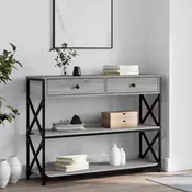 Konzolni stol boja hrasta sonome 100x28x75 cm konstruirano drvo