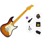 Sire Larry Carlton S5 HSS Standard SET 3-Tone Sunburst Električna kitara