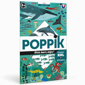 Edukativni poster s nalepnicama Otkrica: Okeani 6+