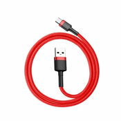 BASEUS Kabel USB na USB-C Cafule 2A 2 m (rdeč)