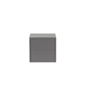 Stenska omarica Boxie z 2 predaloma 40x40x37 cm antracit