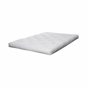 Bela srednje trda futonska vzmetnica 140x200 cm Comfort Natural – Karup Design