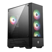 MSI Gaming kucište MAG FORGE 112R, Midi Tower, Bez napajanja, Crno