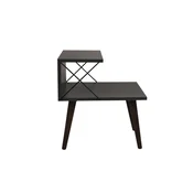 Hanah Home Cross Anthracite Komoda, Crna