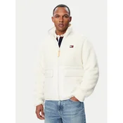 Tommy Jeans Prehodna jakna Essential DM0DM23227 Kremna Regular Fit