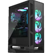 RAIJINTEK Kucište Arcadia III TG Midi Tower/ATX,M-ATX,Mini-ITX/bez napajanja/kaljeno staklo