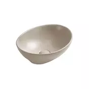 Mexen Elza umivalnik nad pultom 40 x 33 cm, bež mat - 21014066