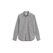 GANT Srajca temno siva/antracit/bela