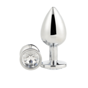 DREAM TOYS Gleaming Love Plug Silver Large