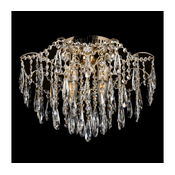 LED kristalno plafonsko svetlo 4xE27/60W/230V + 4xLED/3W