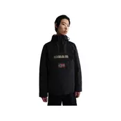 Napapijri Veste Rainforest Winter 3 noire a capuche ajustable Črna