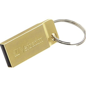 VERBATIM USB ključ Exclusive Metal 64GB, zlat