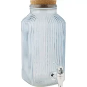 Cosy & Trendy Dozirnik za pijačo Raya s pipico, plutovinast zamašek, moder, prostornina: 3,35 l