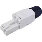 Equip 121161 spojnik za žice RJ-45 Crno, Bijelo