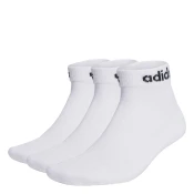 ADIDAS SPORTSWEAR Športne nogavice Linear Cushioned bela