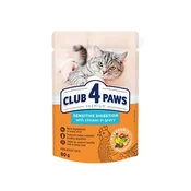 shumee CLUB 4 PAWS PREMIUM HRANA ZA ODRASLE MAČKE, občutljiva prebava - 80 g vrečka