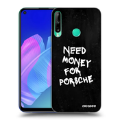Silikonski prozorni ovitek za Huawei P40 Lite E - Black Dollar