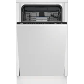 Beko Ugradna maišna za pranje sudova BDIS38042Q, 41 dBA, Bela