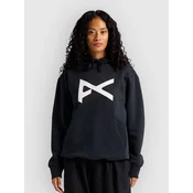 Anon Po moški pulover s kapuco true black