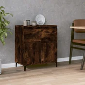 Vidaxl vidaXL Predalnik, dimljen hrast, 60x35x70 cm, material na osnovi lesa