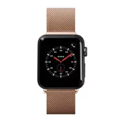 LAUT Steel Loop – pásek na Apple Watch 38/40 mm, milánský tah, Gold