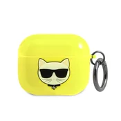 Karl Lagerfeld KLA3UCHFY Ovitek za AirPods 3 rumen/rumen Choupette