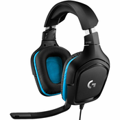 LOGITECH gaming USB slušalke G432 7.1 Leatherette, modre