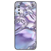 Silikonski črni ovitek za Sony Xperia 10 III - Iridescent bubbles