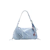 Desigual Torba za čez ramo moder denim