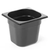 shumee Gastronorm posoda GN 1/6 iz črnega polikarbonata 176x162x200mm 3,4L Hendi 862704