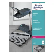 AVERY ZWECKFORM prosojnice 3552 100/1