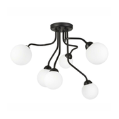 Plafonski luster HOLLY 6xG9/5W/230V crna