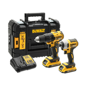DeWALT Set akumulatorskega orodja 18V DCK2059D2T