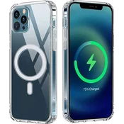 Ovitek Anti Shock MagSafe za iPhone 17 Pro Max - prozoren