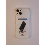 iPhone 14 transparent maska sa ojačanim ivicama ( 96107 )