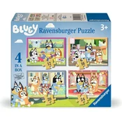Ravensburger - Puzzle 4 proti 1 Bluey - 1 - 39 kosov