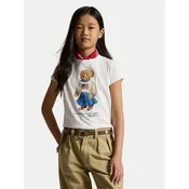 Polo Ralph Lauren Majica 313A98403001 Bela Regular Fit