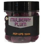 DYNAMITE BAITS Mulberry Plum Hi-Attract Foodbait Pop-Up - 15mm (DY1014)