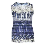 KOROSHI Bluza ecru/mornarska/kraljevo modra/bela