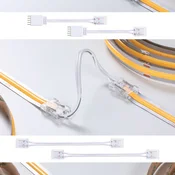 Paulmann MaxLED COB komplet priključkov - Dnevna soba/jedilnica - Sodobni - bela, prozorna - Plastika